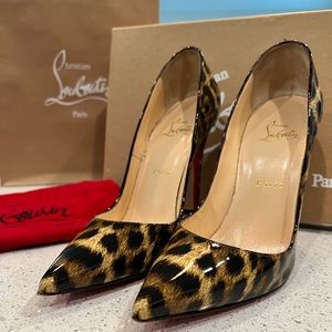 Christian Louboutin Leopard Print Heels